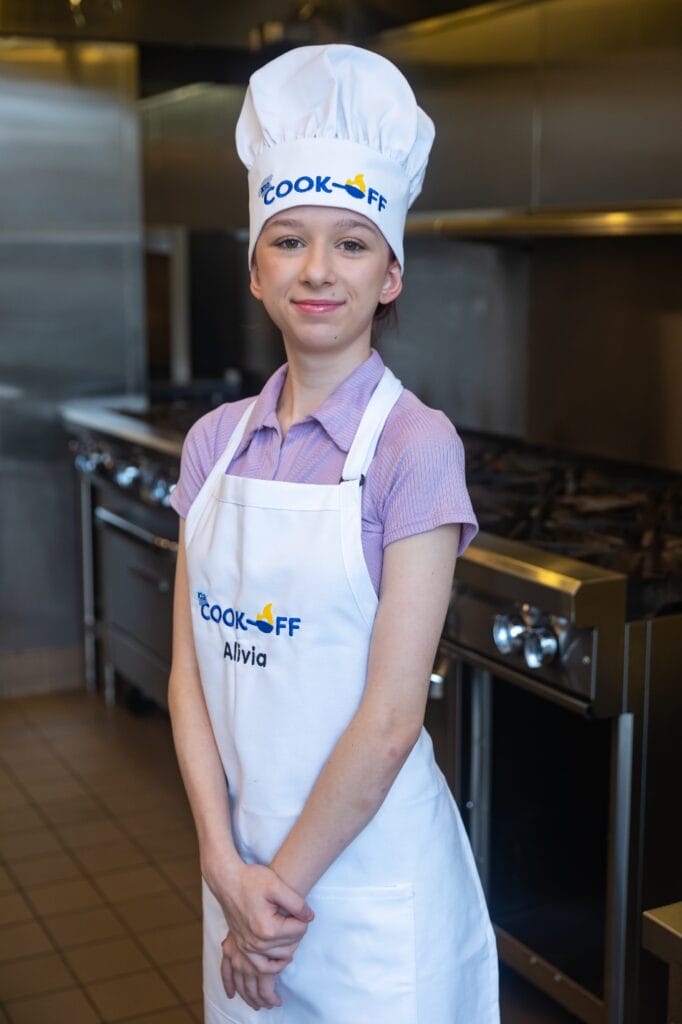 Alivia posando para la cámara