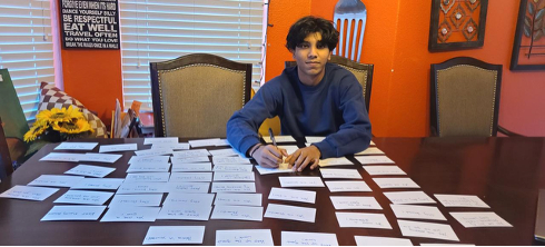 Cartas escritas a mano por Sachchit